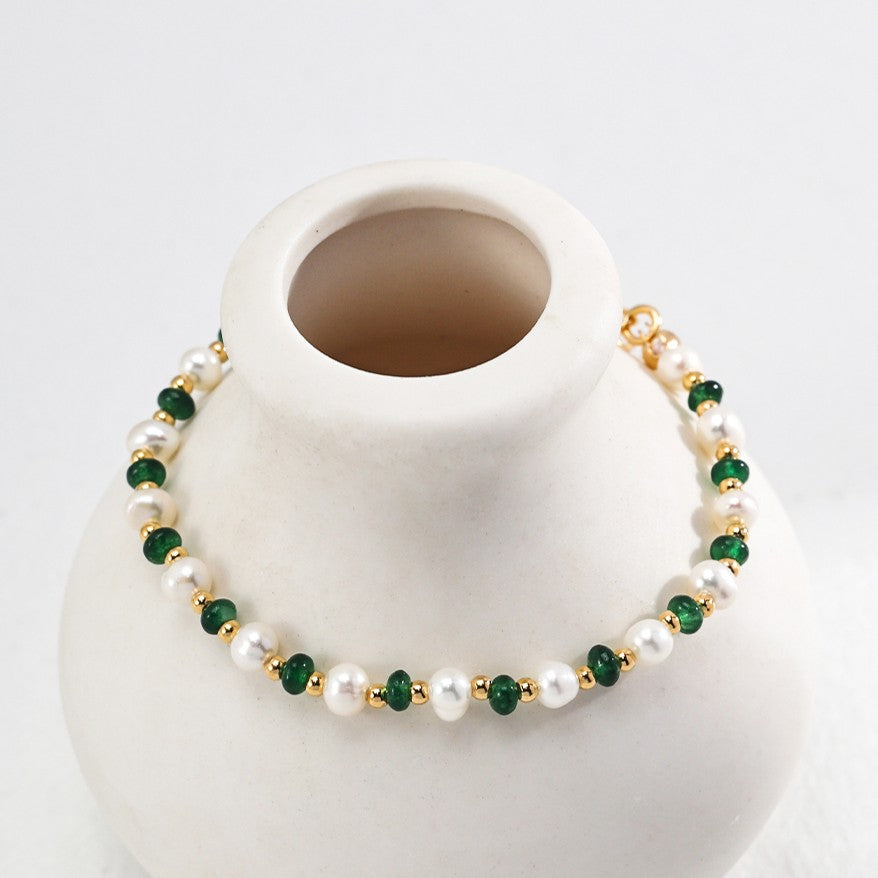 Pearl&Emerald Bracelet