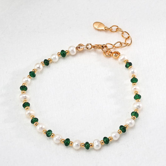 Pearl&Emerald Bracelet