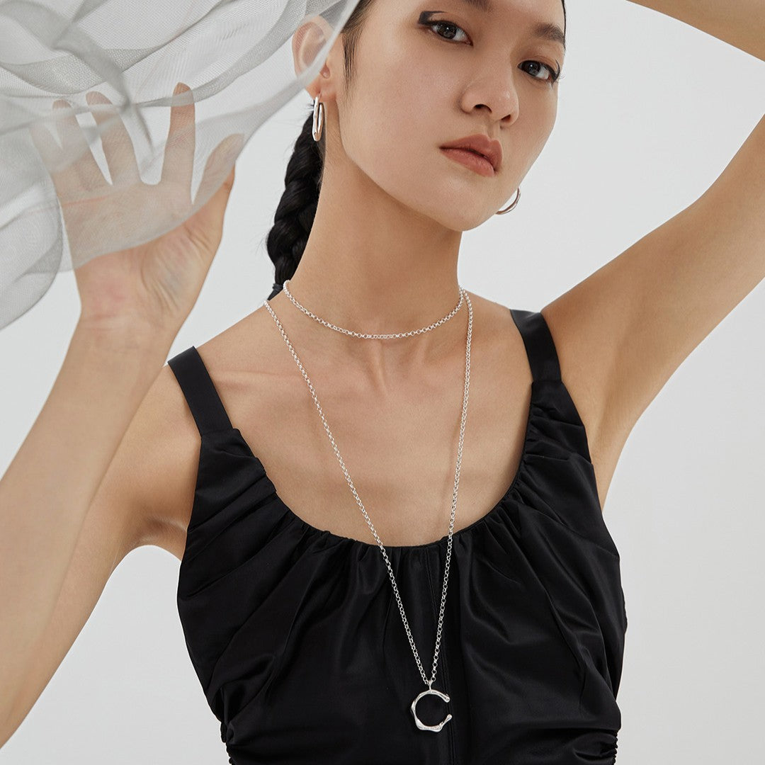 Long Silver Necklace Ⅰ