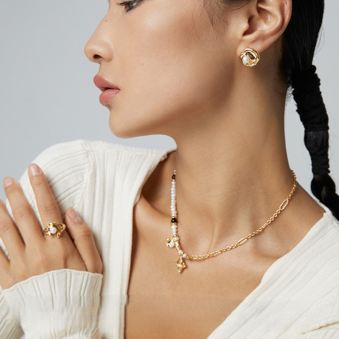 Star Moon Necklace