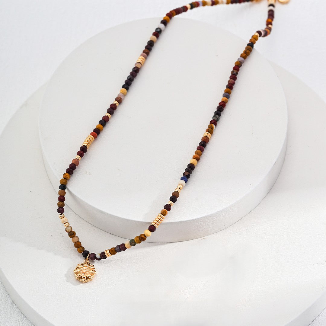 Egg Yolk Stone Necklace