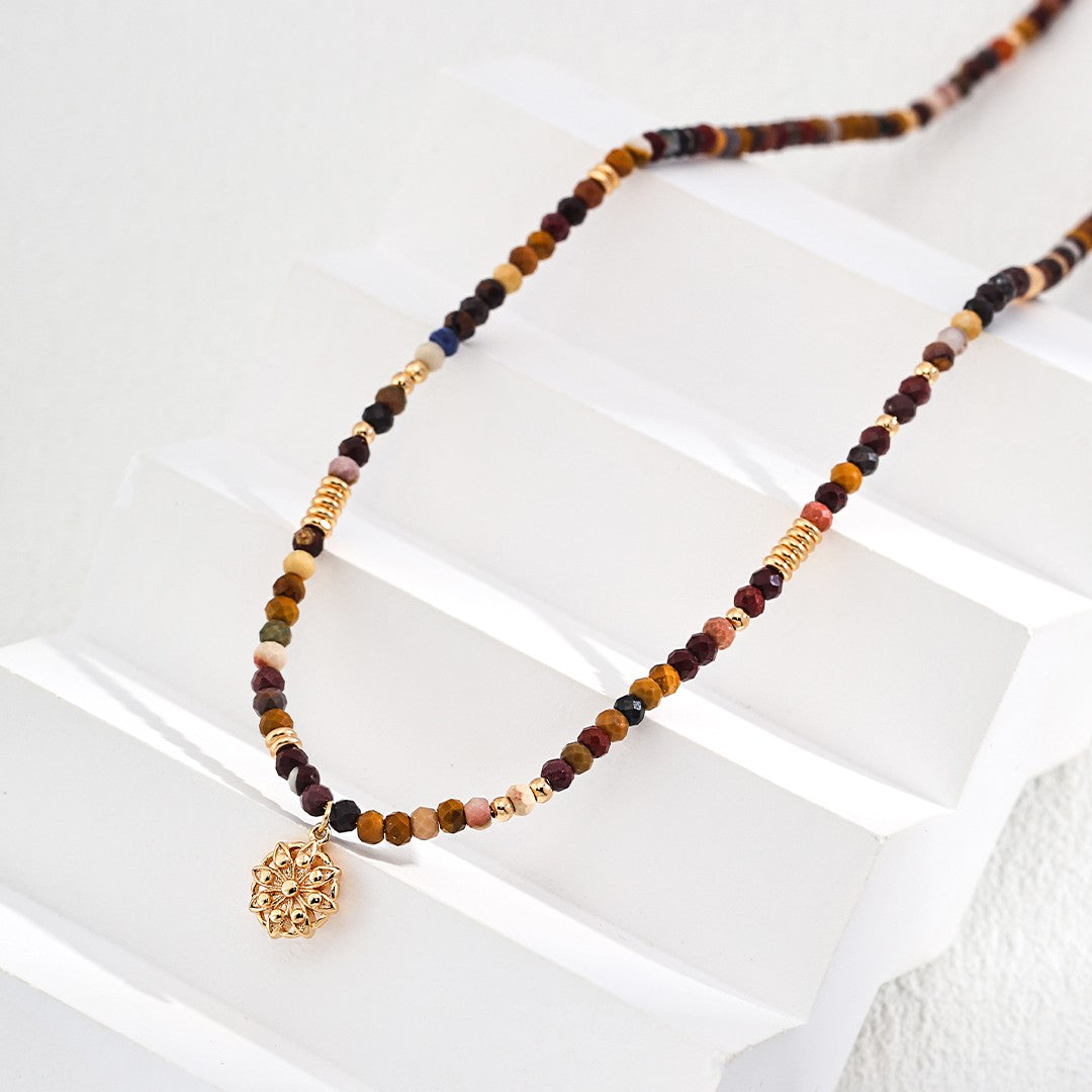 Egg Yolk Stone Necklace