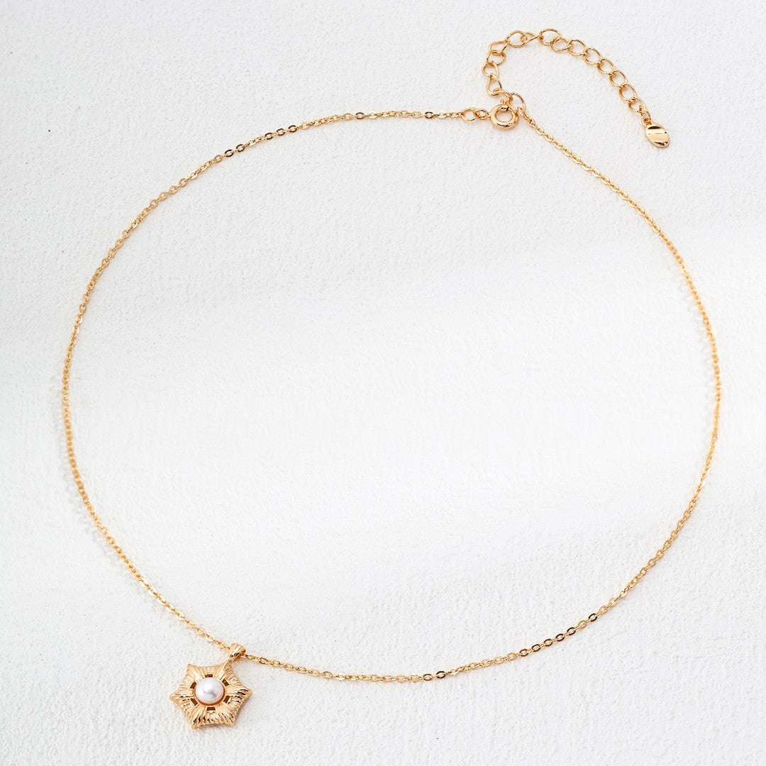 Hexagonal Pendant Necklace