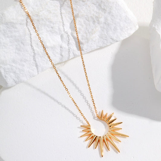 Sunburst Shaped Necklace