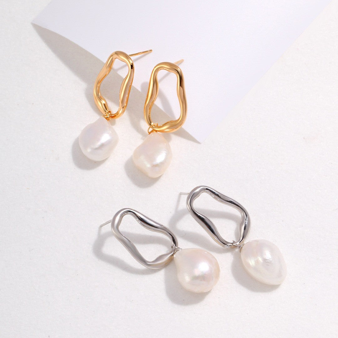 Pearl Pendant Earrings Ⅰ