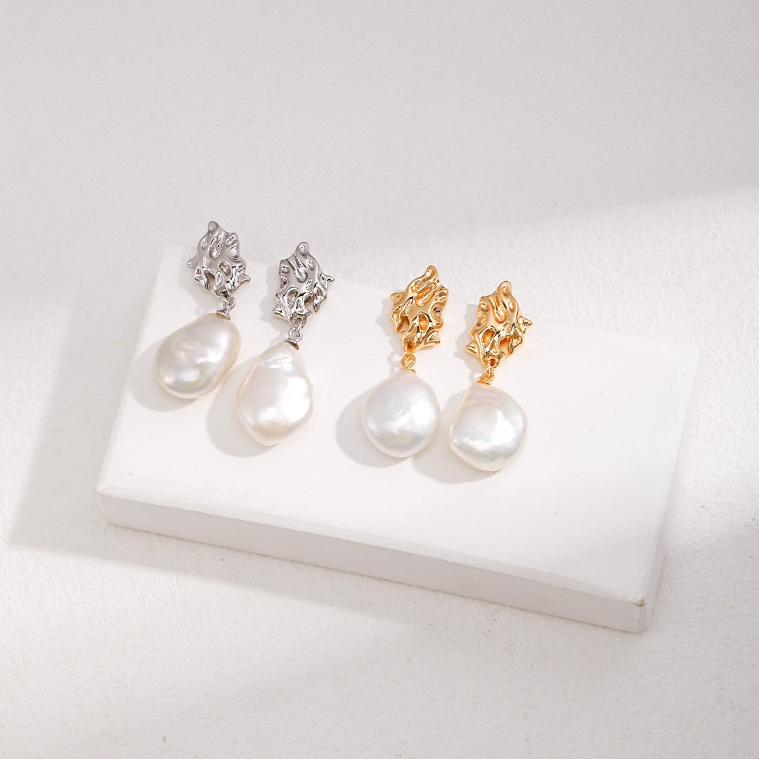 Baroque&Pearl Earrings