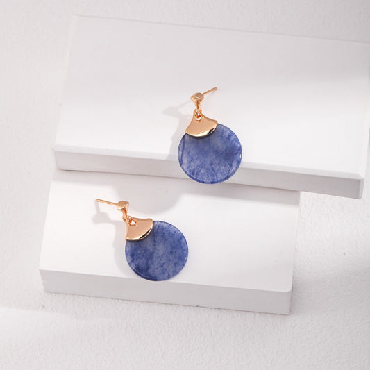 Blue Aventurine Earrings Ⅰ