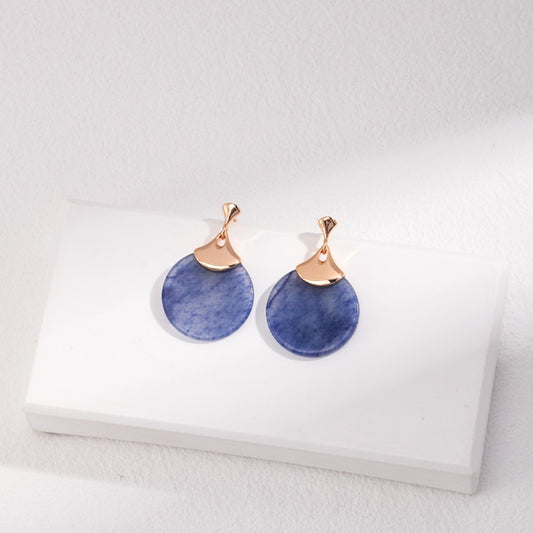 Blue Aventurine Earrings Ⅰ
