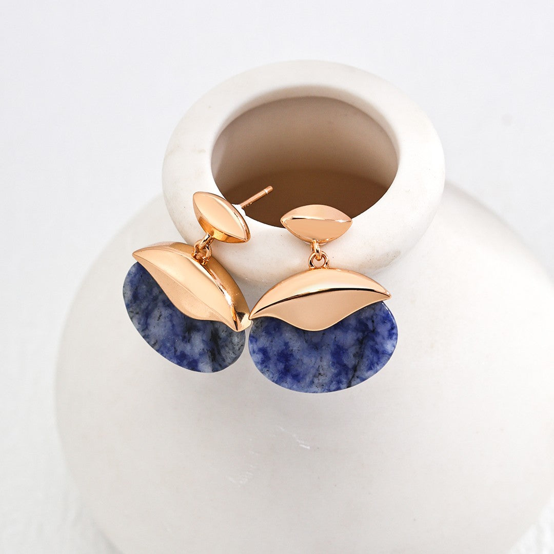 Blue Aventurine Earrings Ⅱ
