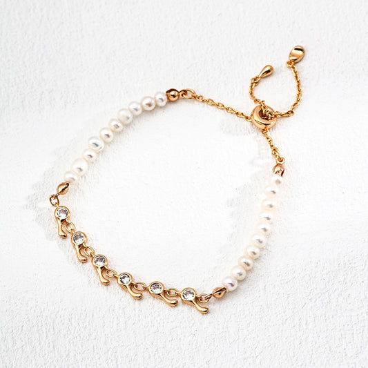 Pearl&Zircon Bracelet