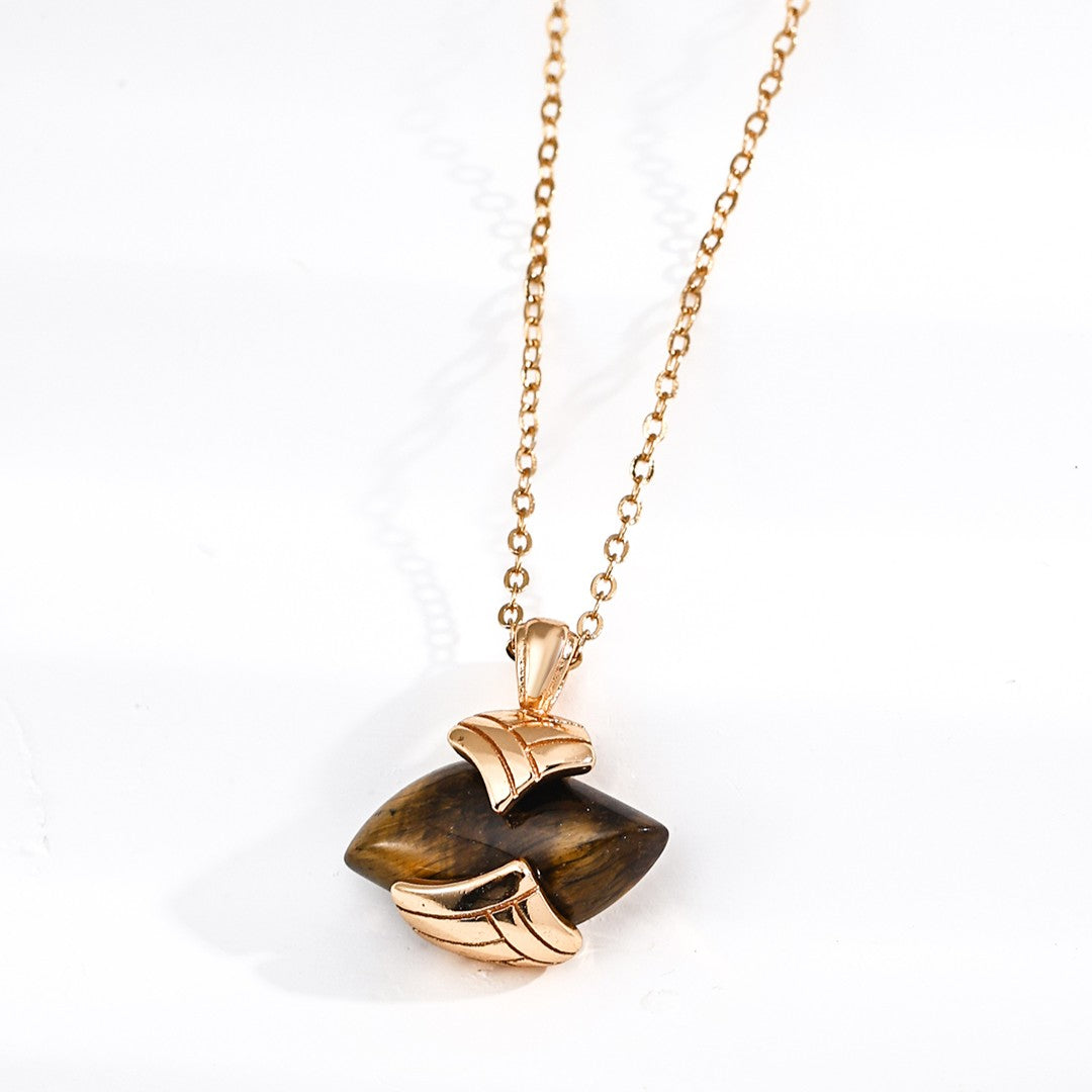 Tiger-Eye Stone Jewelry Set