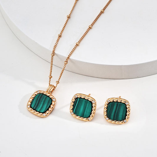Malachite Jewelry Set Ⅰ