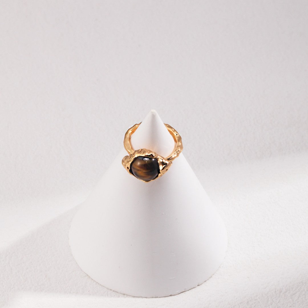 Tiger-Eye Stone Ring Ⅰ