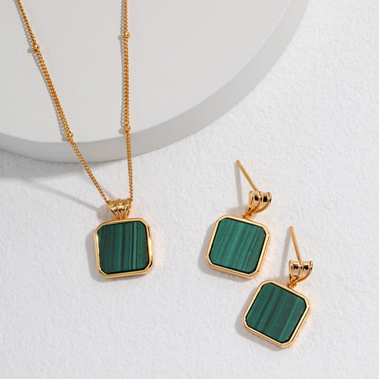 Malachite Jewelry Set Ⅱ