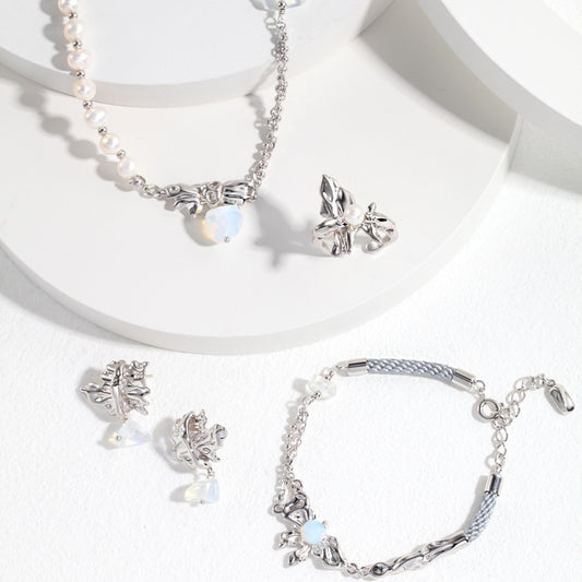 Pearl&Opal Jewelry Set