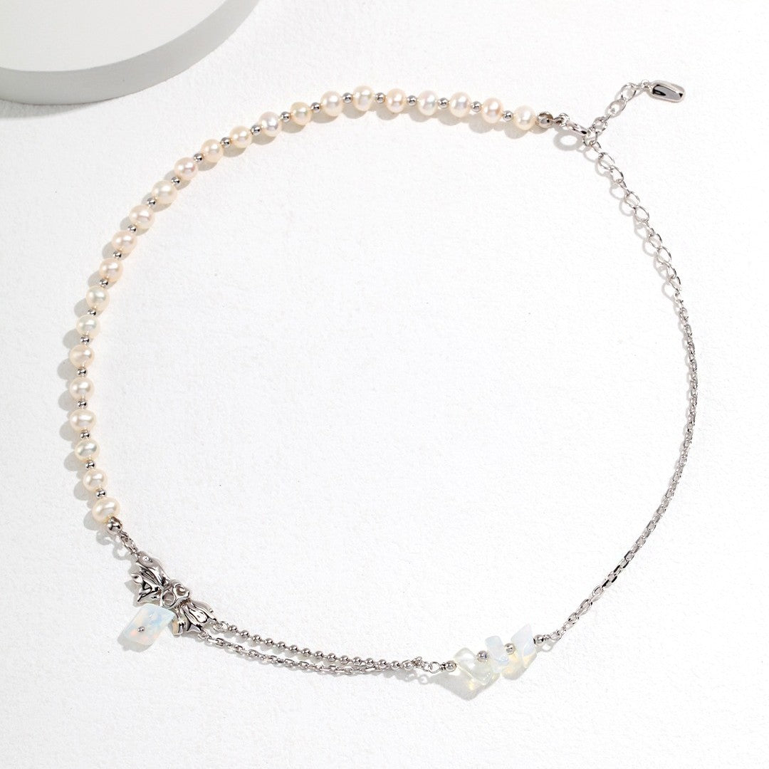 Pearl&Opal Jewelry Set