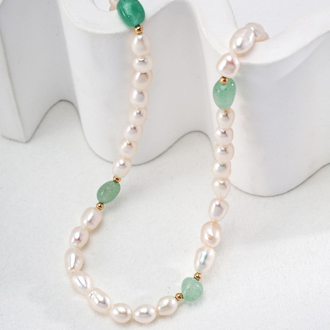 Pearl&Jasper Necklace