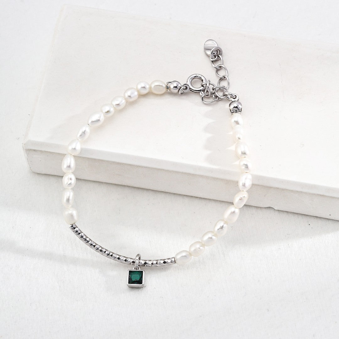 Green Zircon Pendant Jewelry Set