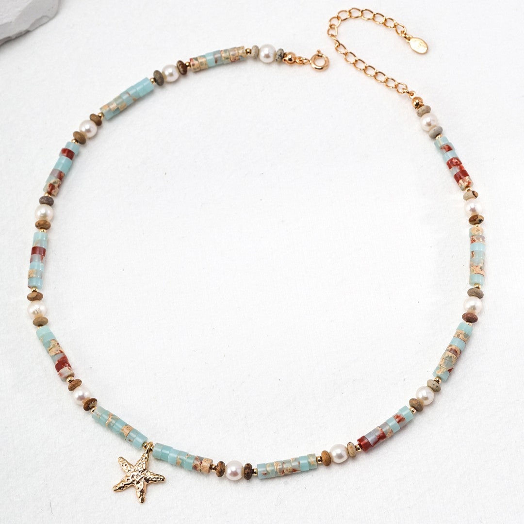 Shoushan Stone Pearl Jewelry Set