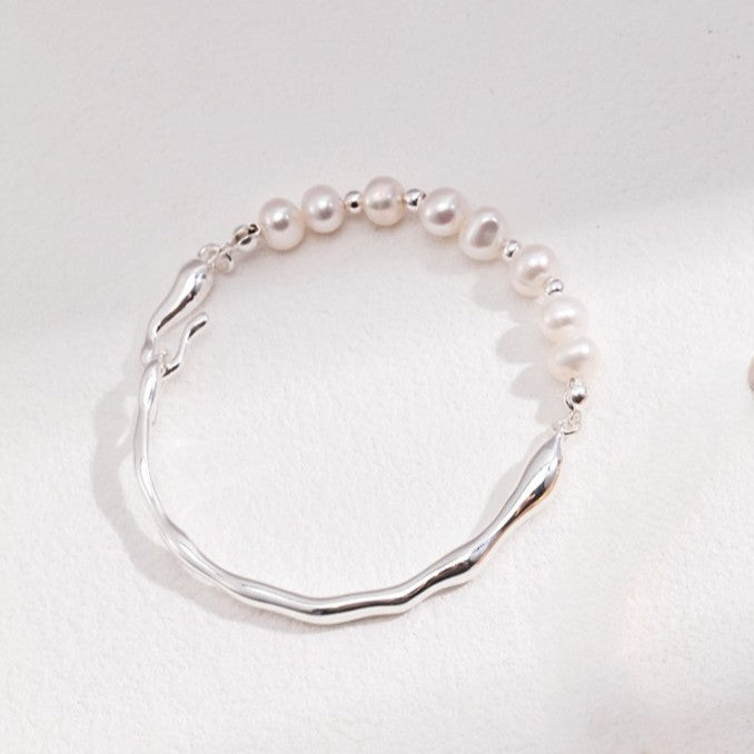 Water Droplet Pearl Bracelet