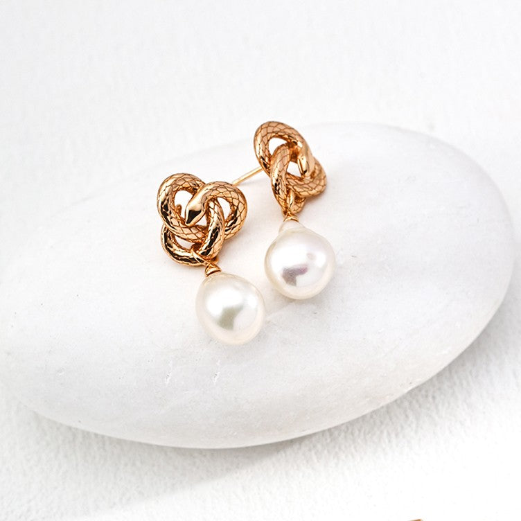 Pearl Pendant Earrings Ⅳ