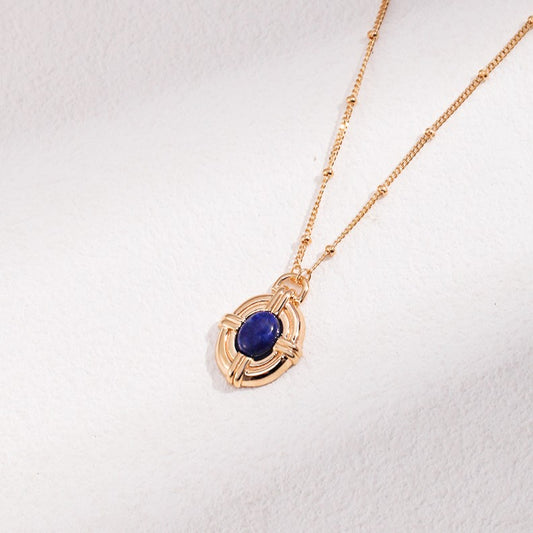 Lapis Lazuli Inlaid Necklace