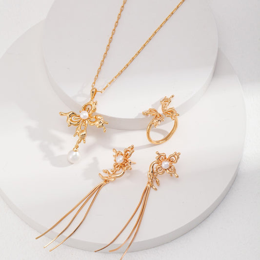 Butterfly Shaped Jewelry Set