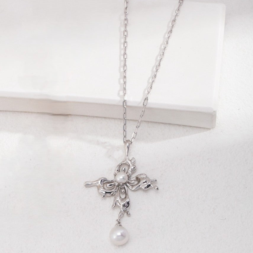 Butterfly Shaped Pendant Necklace