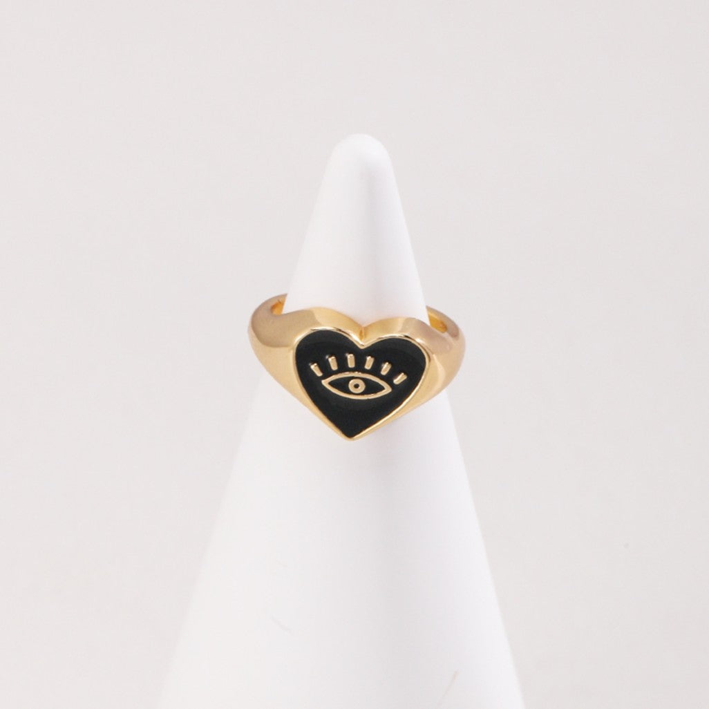Black Enamel Ring Ⅱ