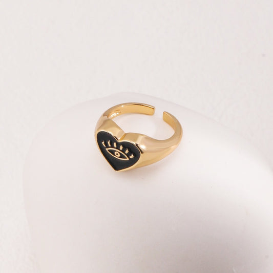 Black Enamel Ring Ⅱ