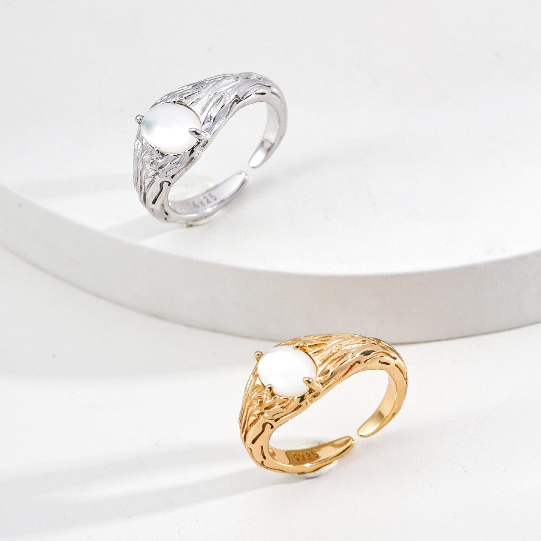 Shell Inlaid Ring