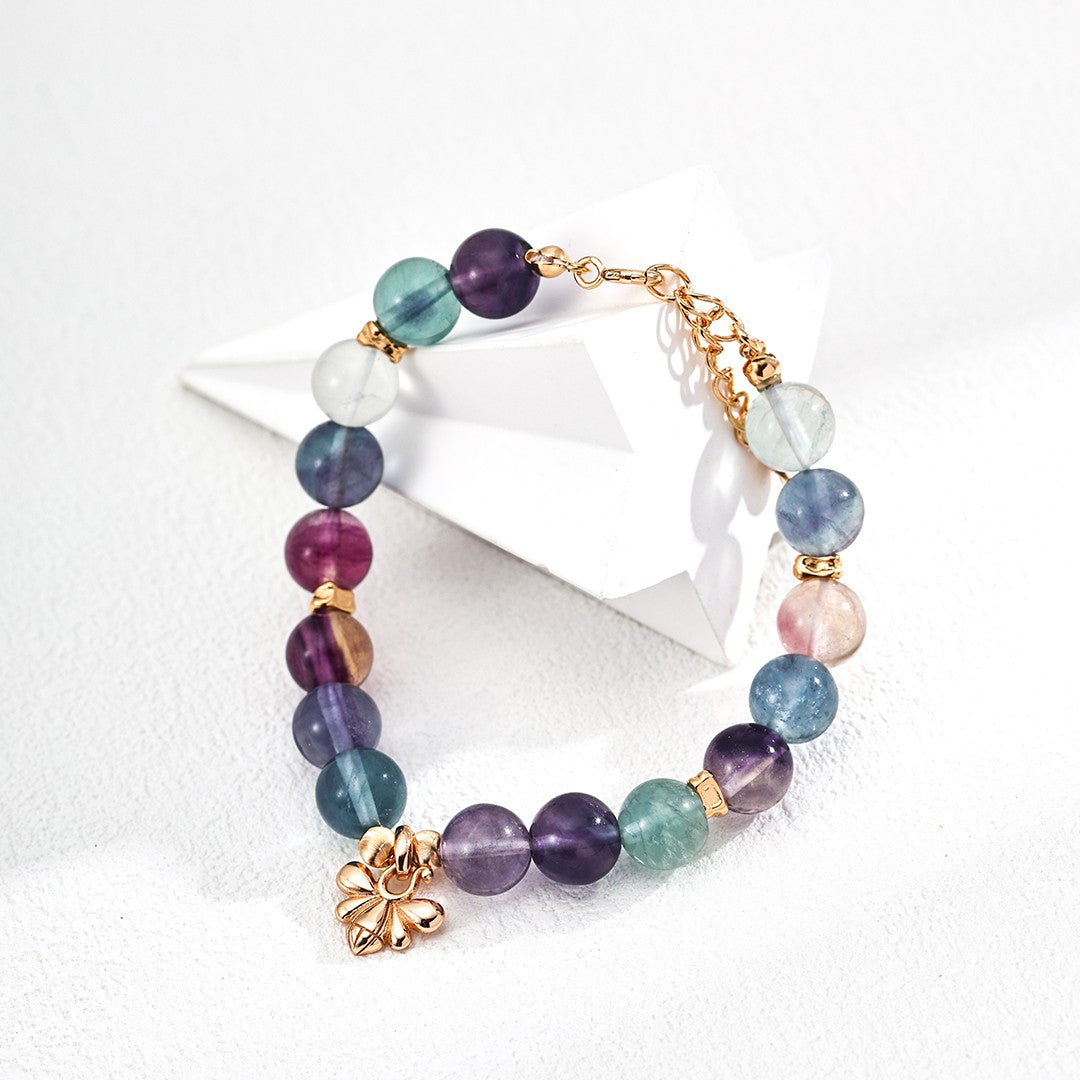 Multicolor Fluorite Bracelet