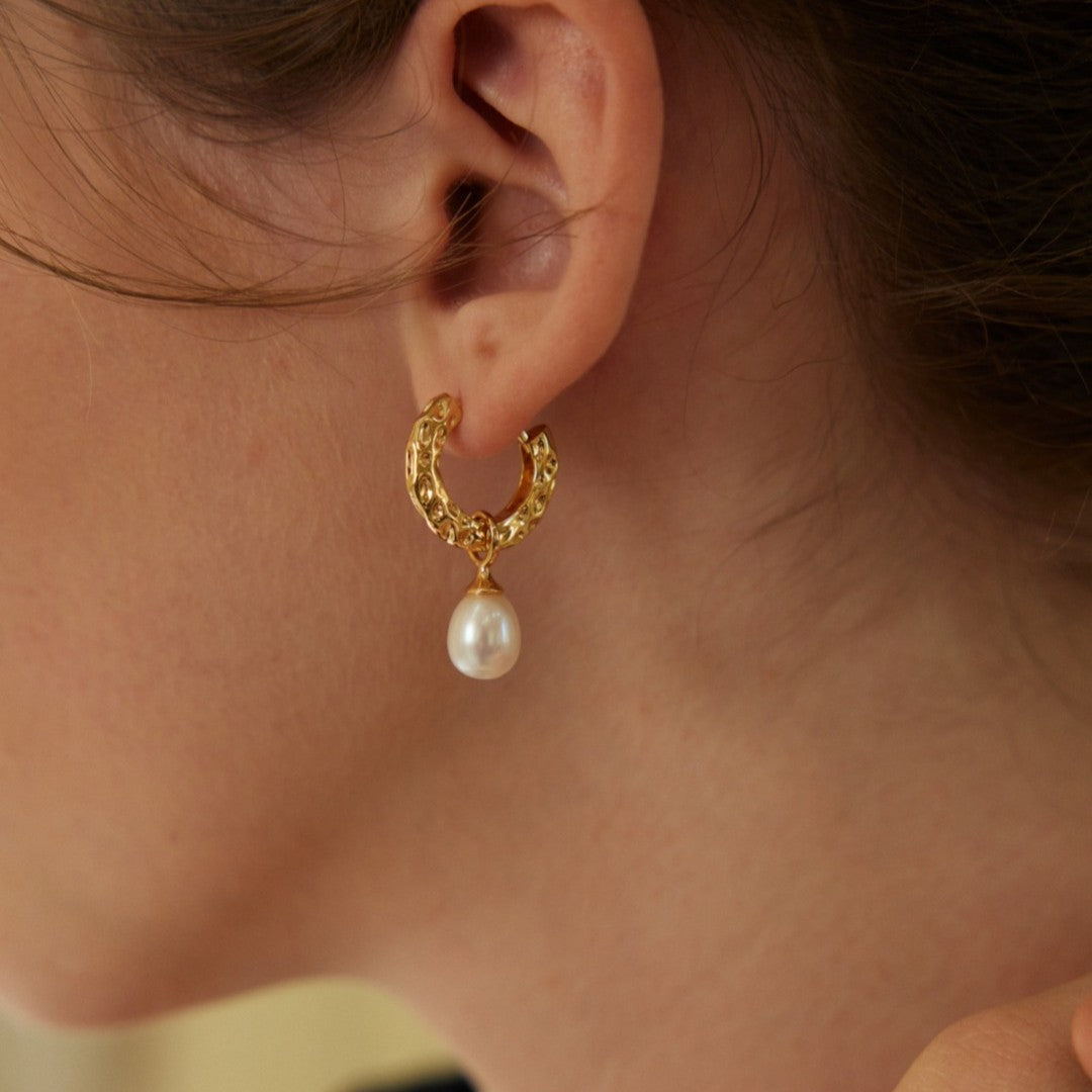 Pearl Pendant Earrings Ⅴ