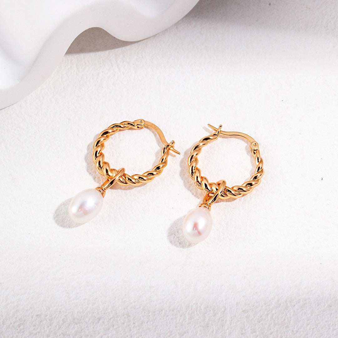 Pearl Pendant Earrings Ⅵ