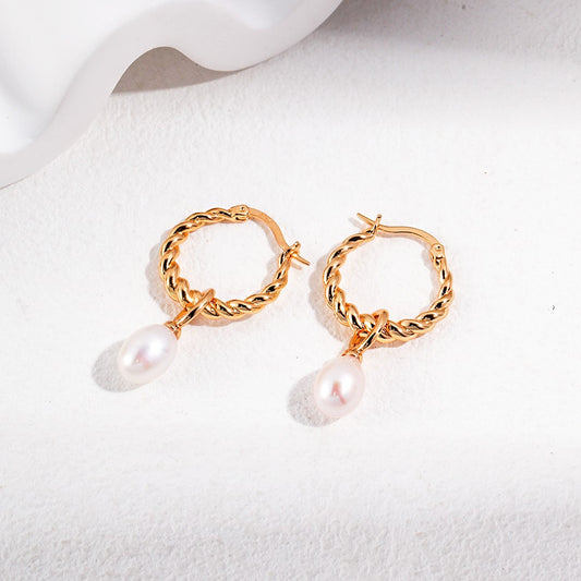 Pearl Pendant Earrings Ⅵ