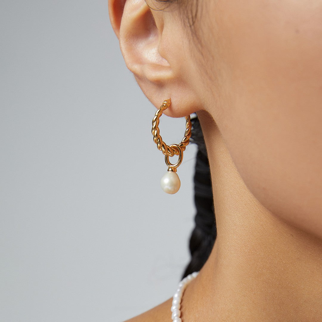 Pearl Pendant Earrings Ⅵ