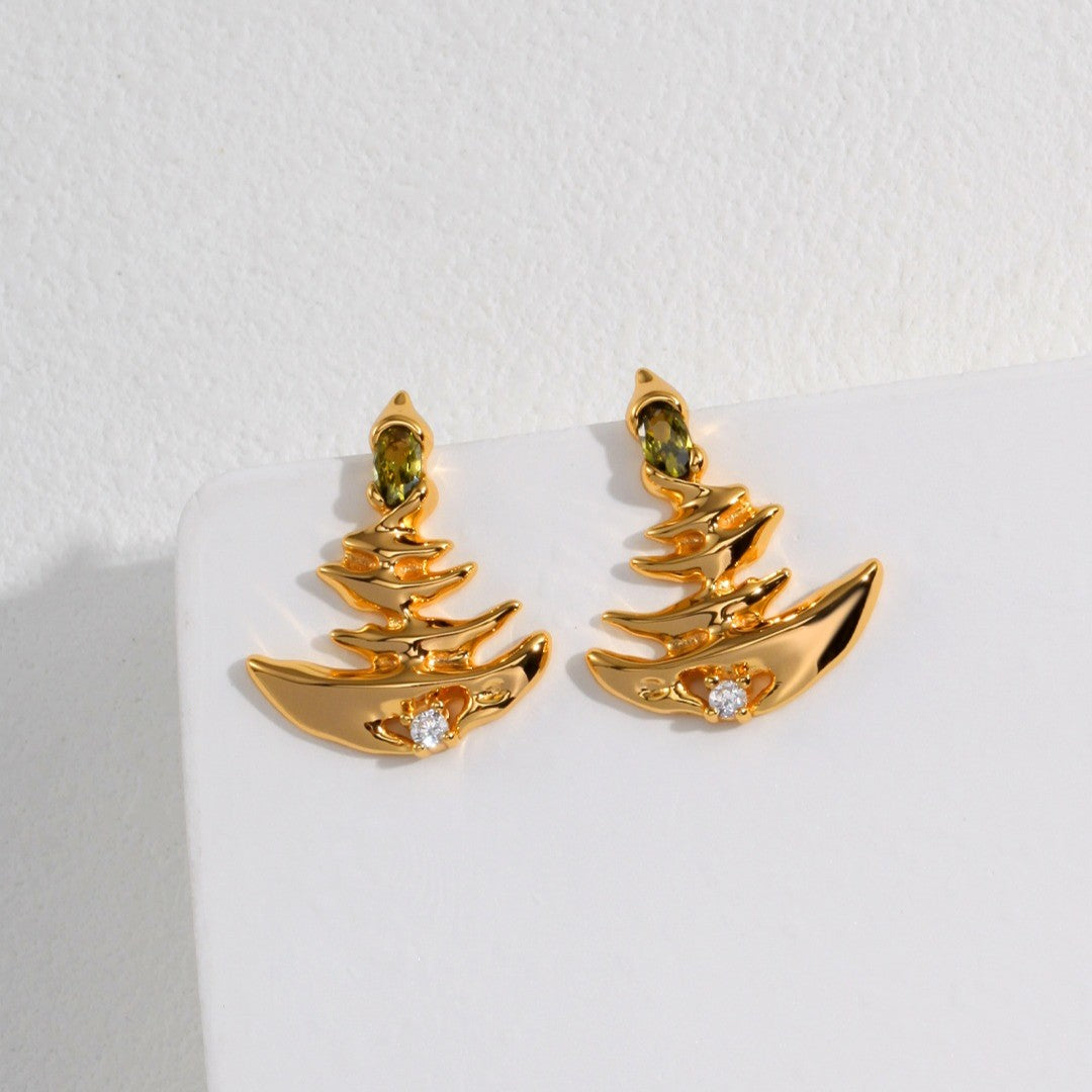 Water Ripple Shaped Jewelry Set