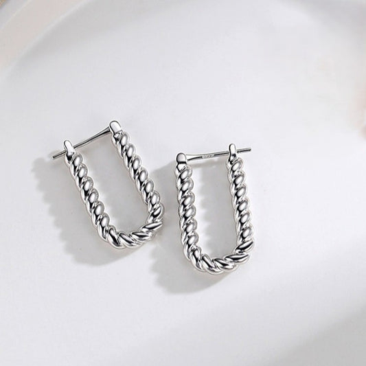 U Shaped Simple Earrings