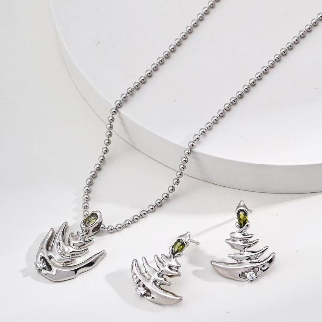 Water Ripple Shaped Jewelry Set