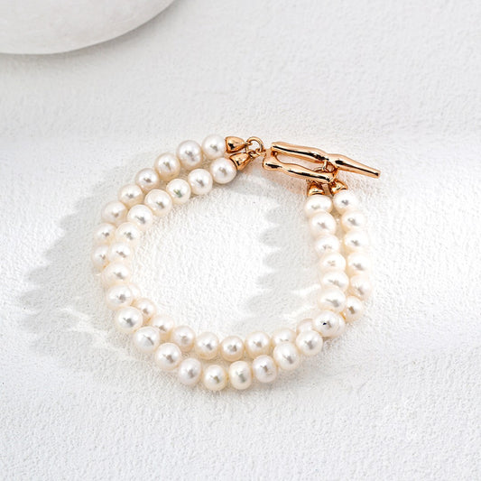 Double Layer Pearl Bracelet