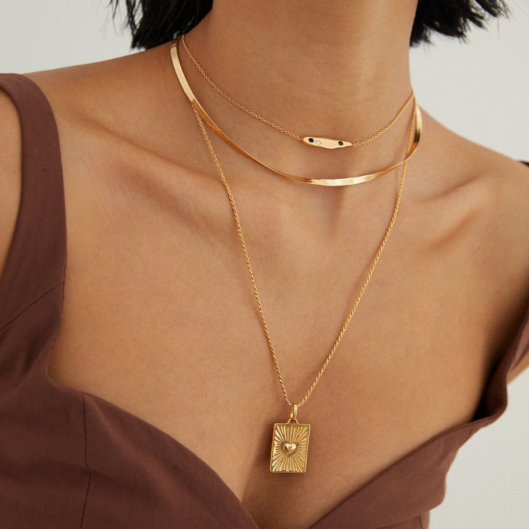 Love Square Brand Necklace