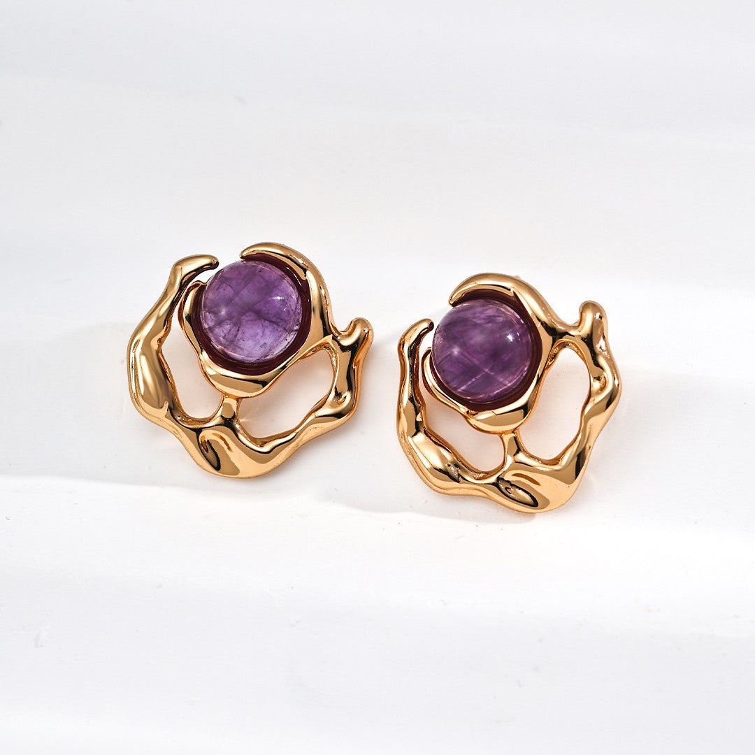 Amethyst Earrings Ⅰ