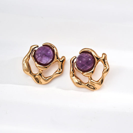 Amethyst Earrings Ⅰ