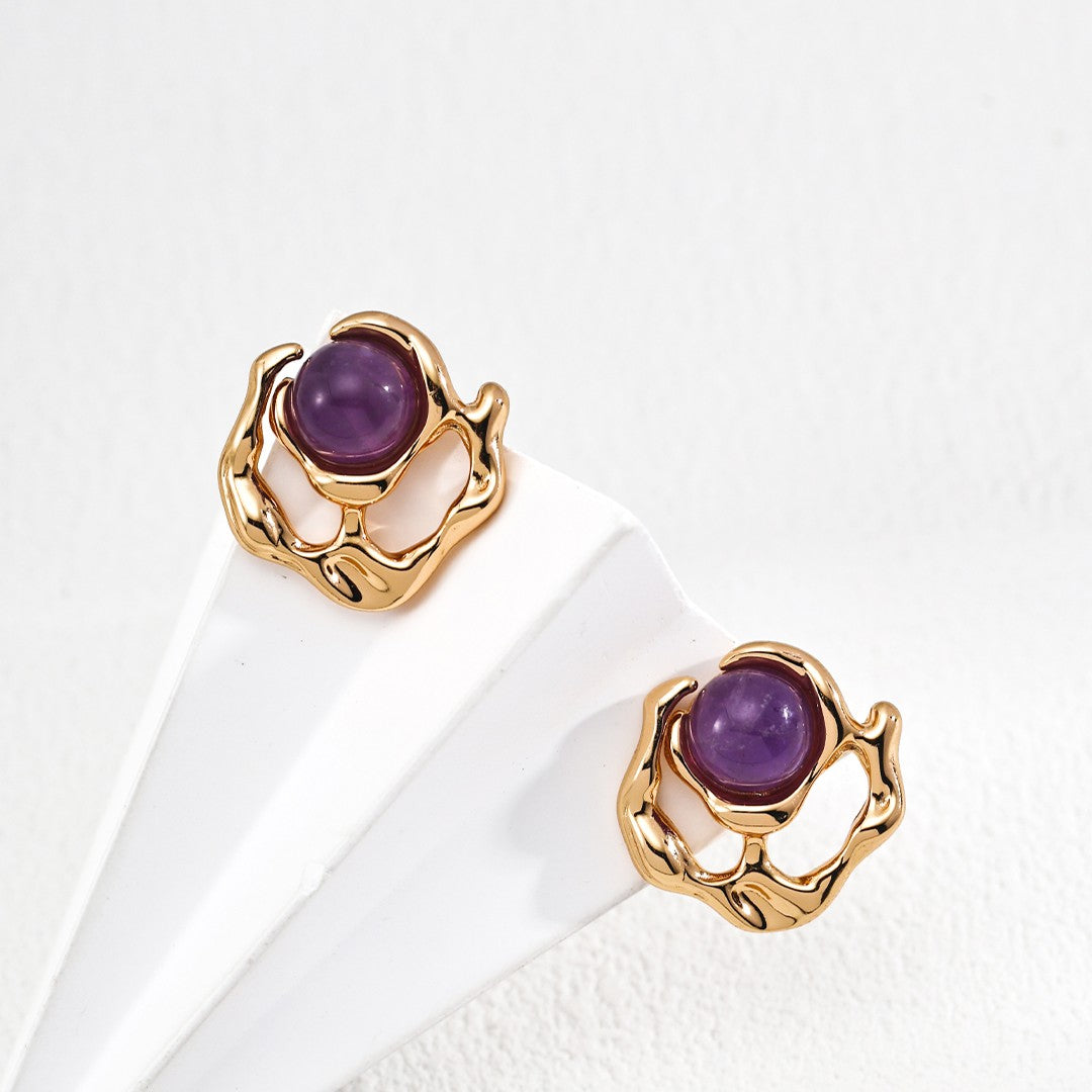 Amethyst Earrings Ⅰ