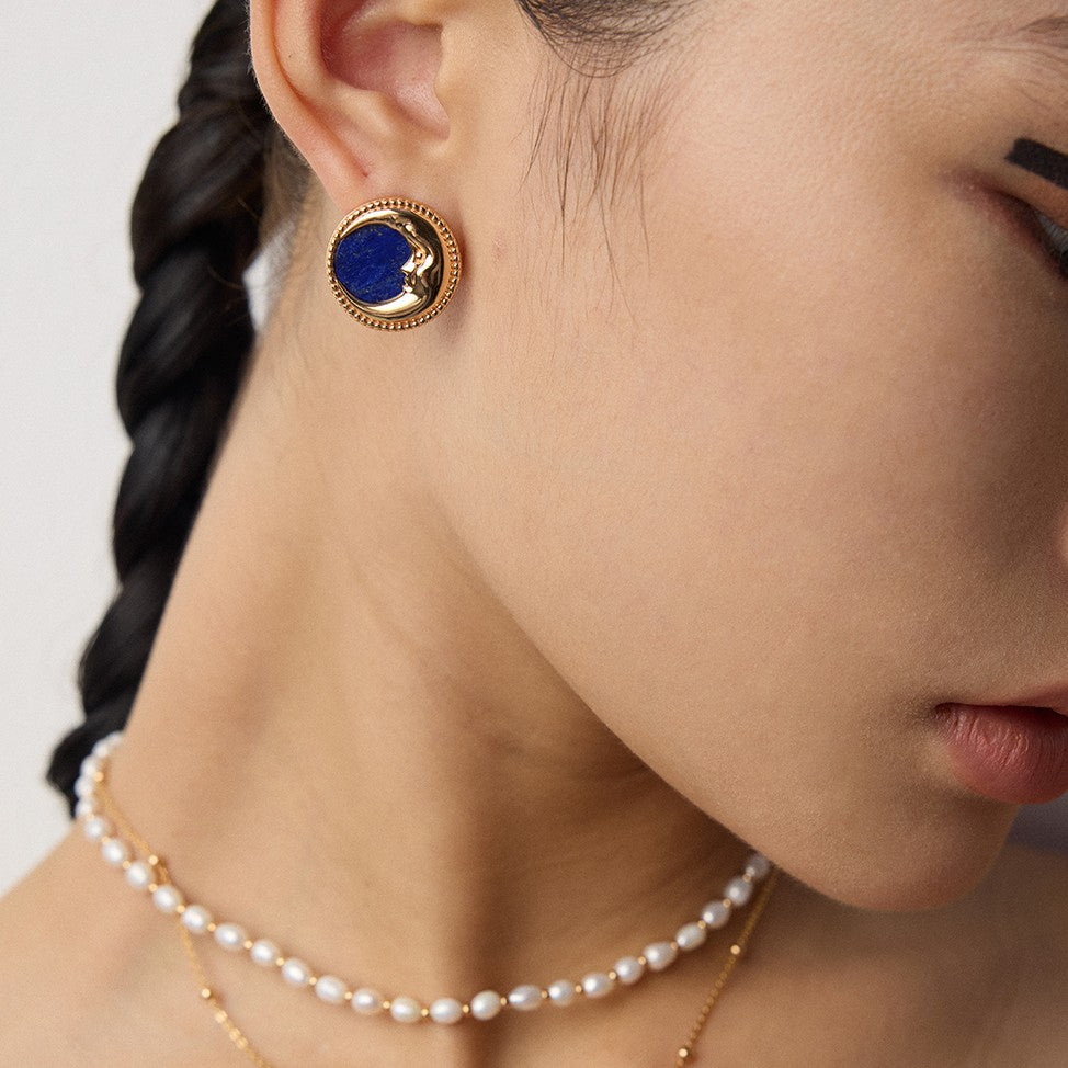 Lapis Lazuli Earrings Ⅱ