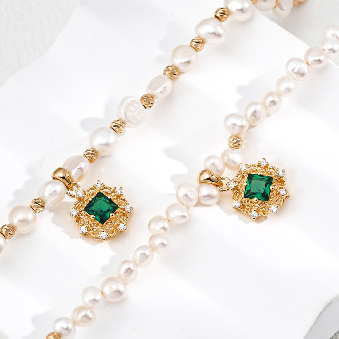 Synthetic Zircon Pendant Jewelry set