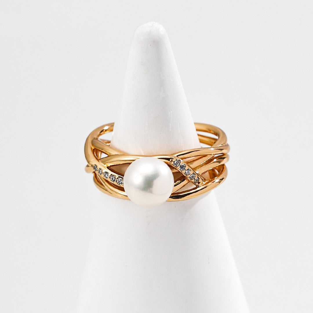 Pearl&Zircon Jewelry set Ⅰ