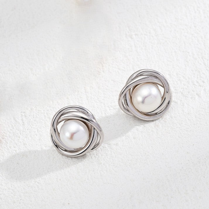 Pearl Stud Earrings Ⅱ