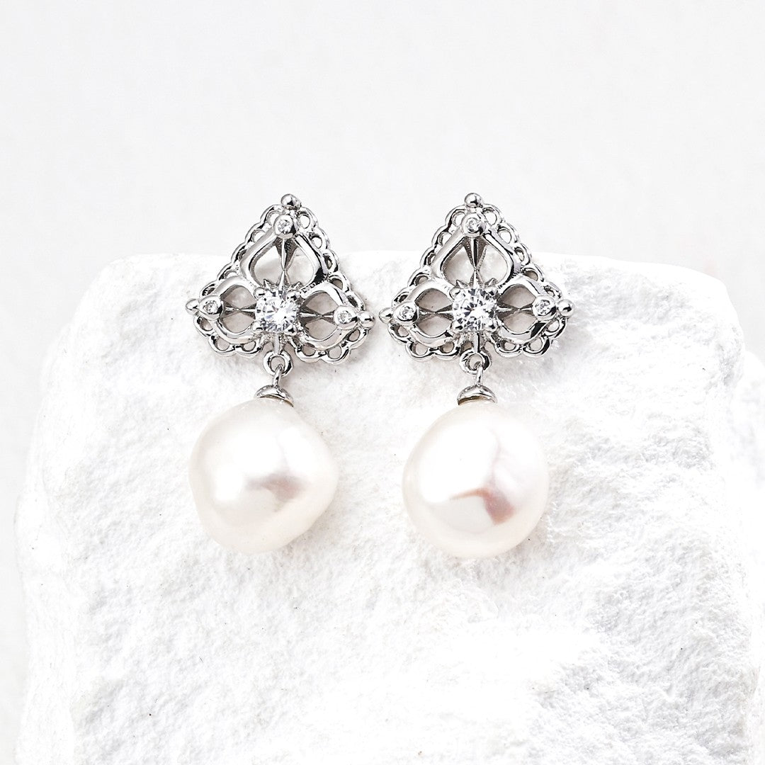 Pearl Pendant Earrings Ⅷ