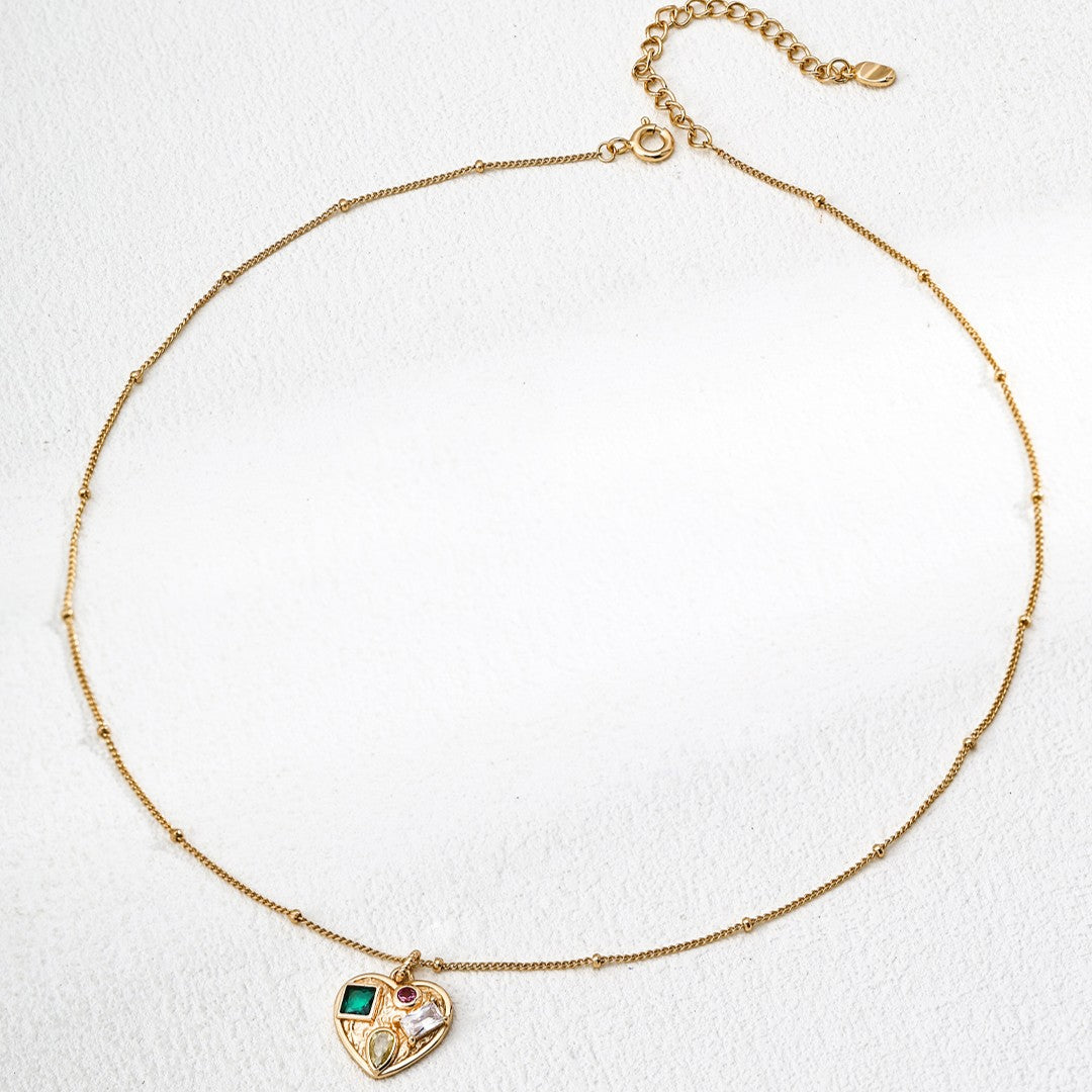 Heart Shaped Pendant  Necklace Ⅳ